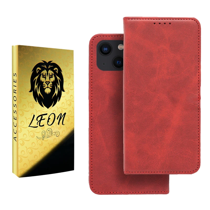 کیف کلاسوری لئون مدل Spork Yo مناسب برای گوشی موبایل اپل iPhone 14