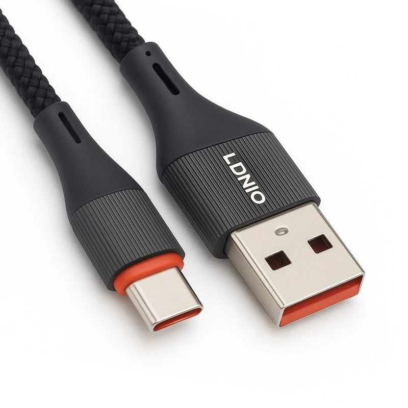 کابل تبدیل USB به USB-C الدینیو مدل A12 طول 1 متر