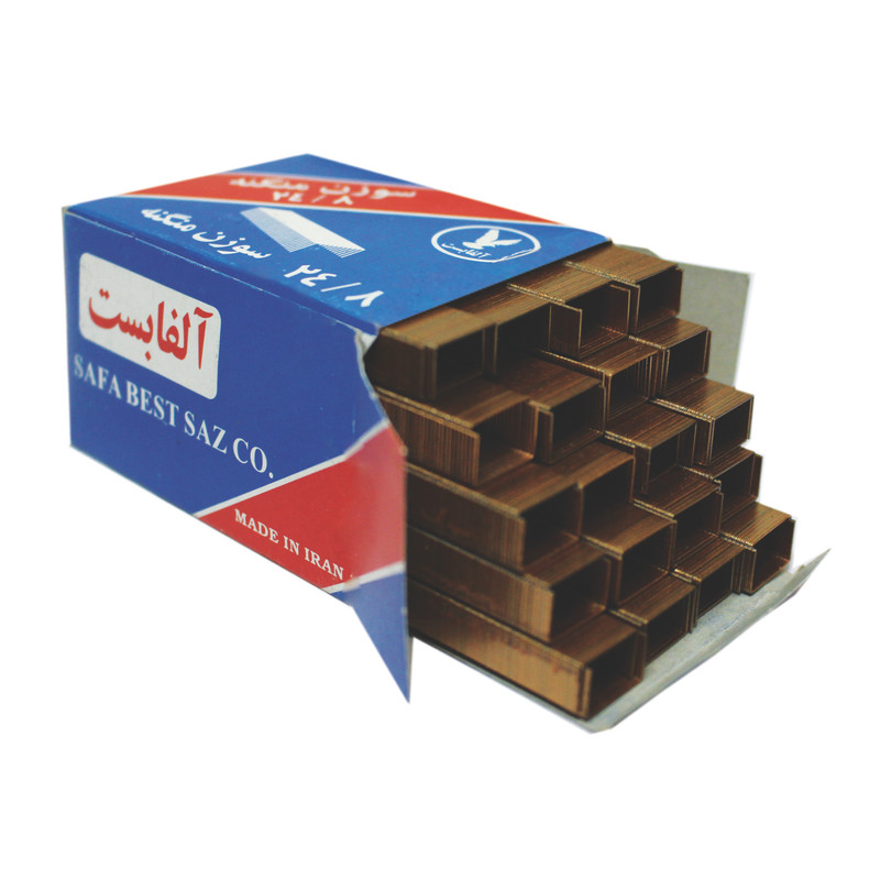 سوزن منگنه بست آلفا سایز 24/8 کد 400 بسته 12000 عددی سوزن منگنه بست آلفا سایز 24/8 کد 400 بسته 12000 عددی