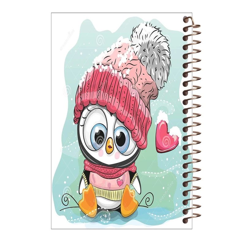 دفتر نقاشی طرح پنگوئن کد B10