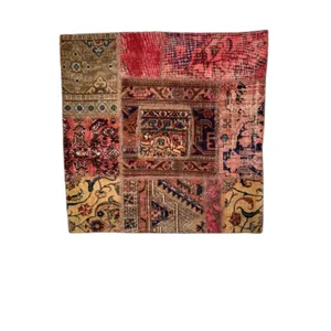 کلاژ فرش دستباف 1 متری مدل وینتج کد 40