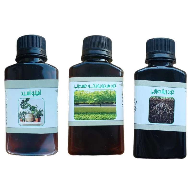 کود مایع امینو اسید و کود هیدروپونیک و قلمه و ریشه زایی مدل life drop حجم 110 میلی لیتر