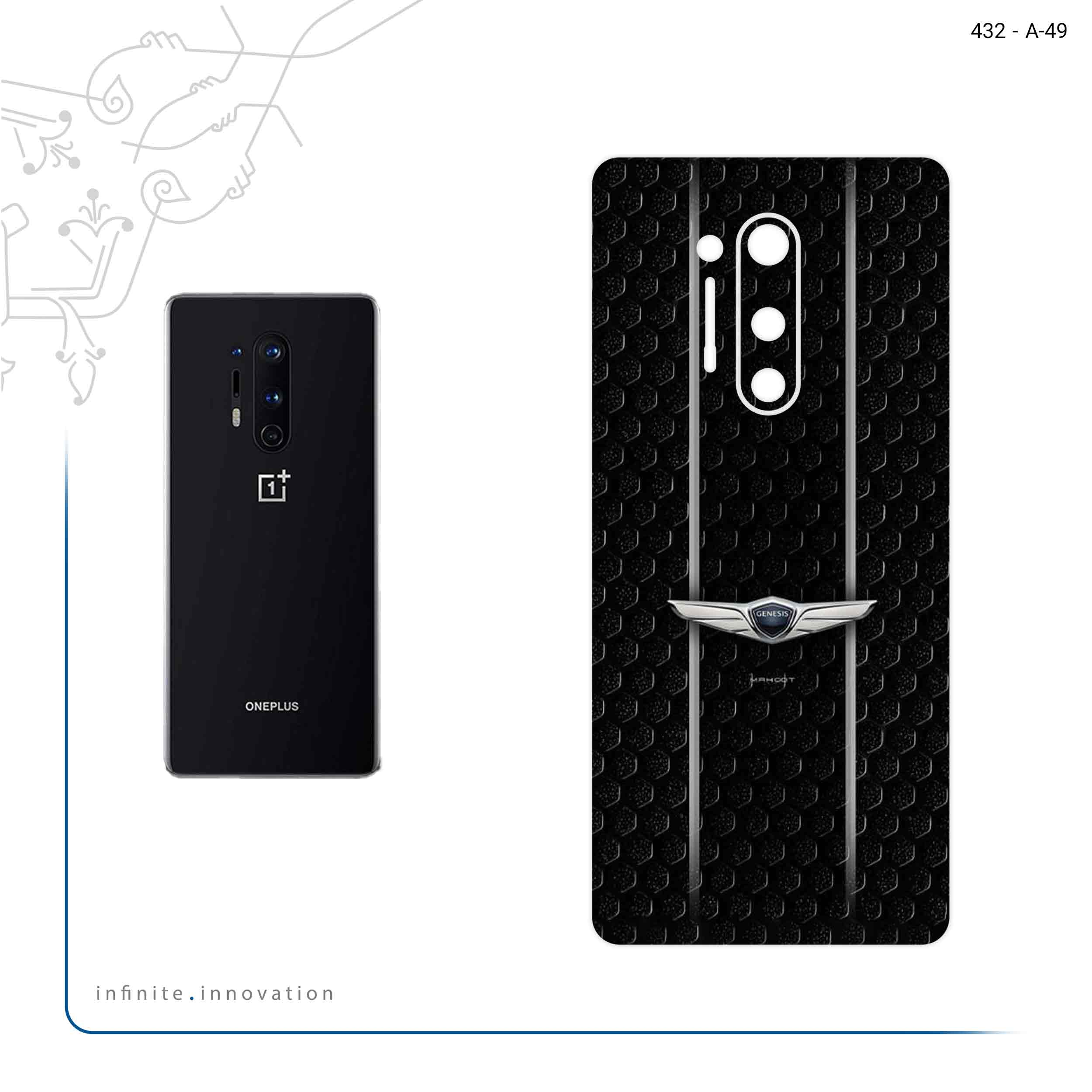 برچسب پوششی ماهوت مدل Genesis مناسب برای گوشی موبایل وان پلاس 8 Pro