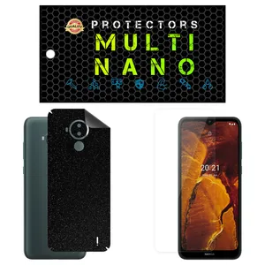 Multi Nano X-SFG Screen Protector For Nokia C30 with back skin