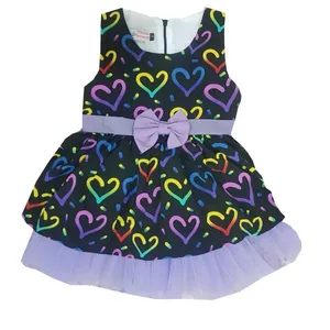 پیراهن دخترانه مدل قلب