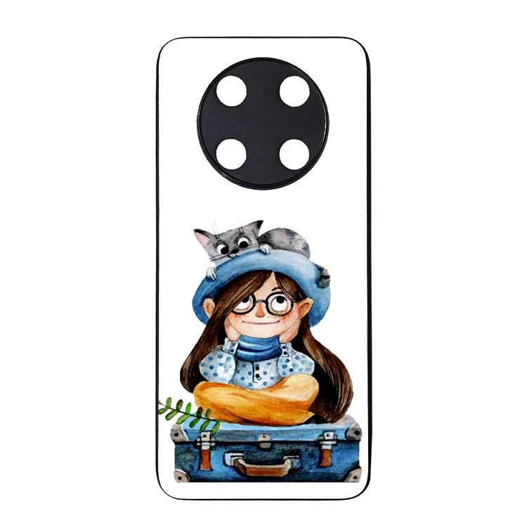 کاور گالری وبفر طرح دختر مناسب برای گوشی موبایل آنر x9c