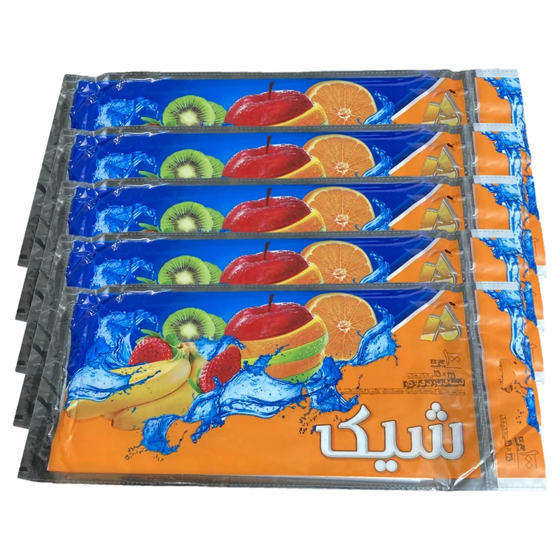 کیسه فریزر شیک مدل پرفراژدار چسبی 5 بسته 100 عددی