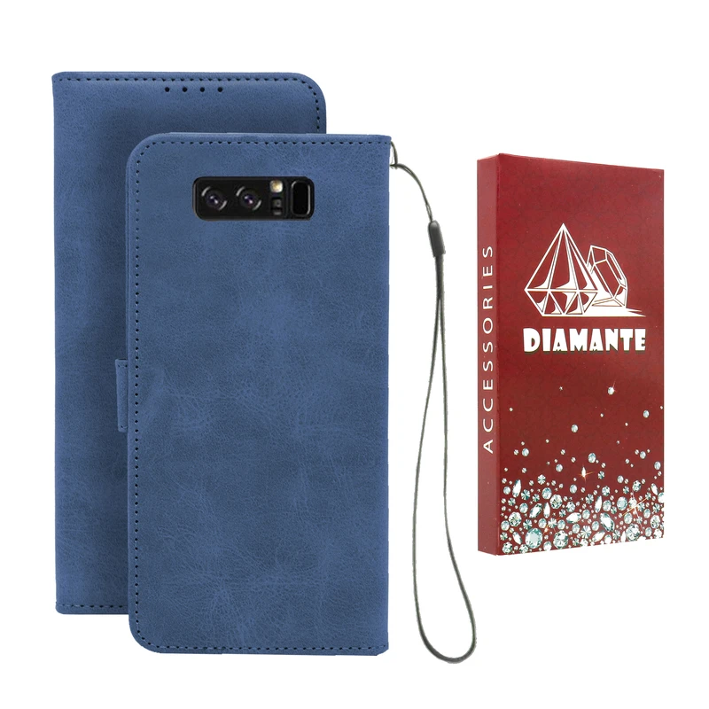 کیف کلاسوری دیامانته مدل Bandaviz Rd مناسب برای گوشی موبایل سامسونگ Galaxy Note 8 به همراه بند آویز