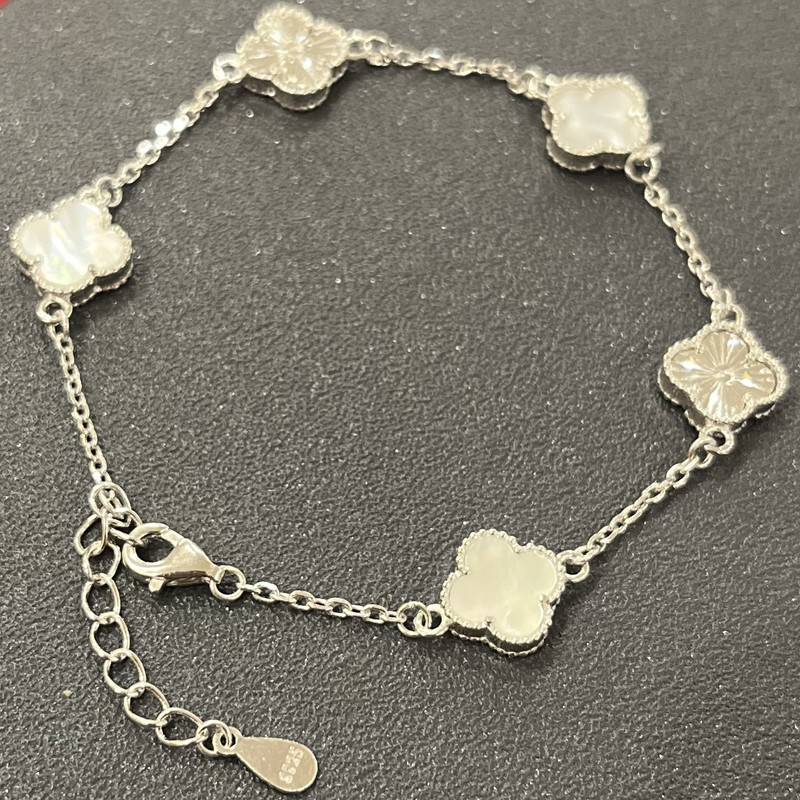 دستبند نقره زنانه مدل ونکلیف ترکیبی دستبند نقره زنانه مدل ونکلیف ترکیبی