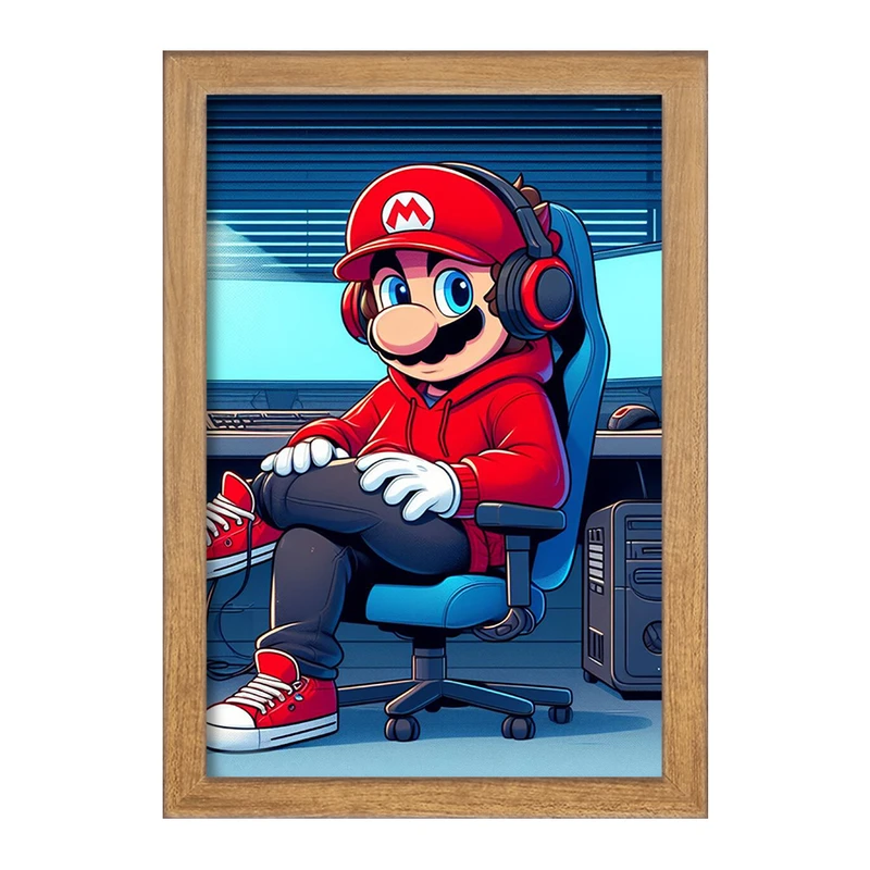 تابلو خندالو مدل سوپرماریو (Super Mario) کد F962