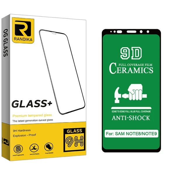 محافظ صفحه نمایش سرامیکی راندیکا مدل RK مناسب برای گوشی موبایل سامسونگ Galaxy Note 9