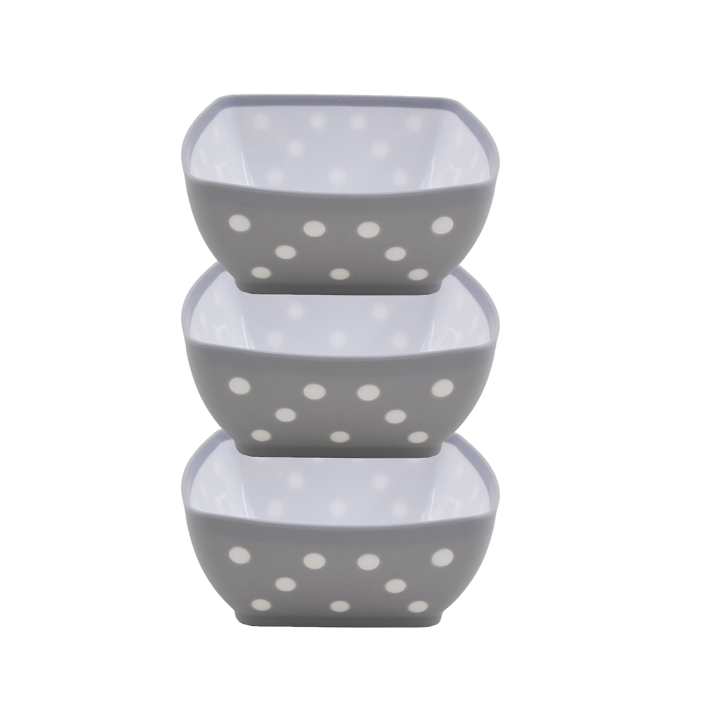 کاسه تی ناز مدل خالدار بسته سه عددی