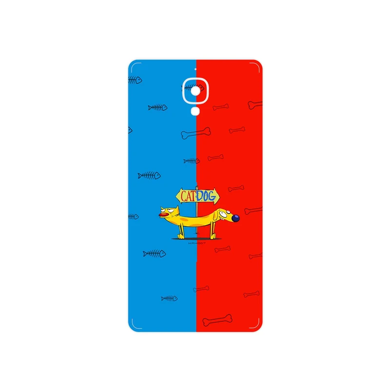 برچسب پوششی ماهوت مدل CatDog مناسب برای گوشی موبایل وان پلاس 3