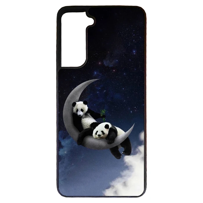 کاور طرح پانداها روی ماه مناسب برای گوشی موبایل سامسونگ galaxy s22 plus