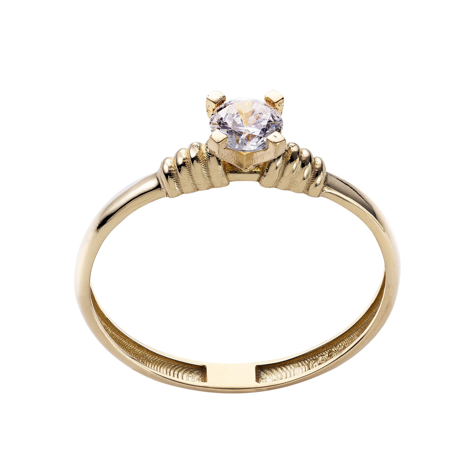 انگشتر طلا 18 عیار زنانه جواهری سون مدل 3359 -  - 5