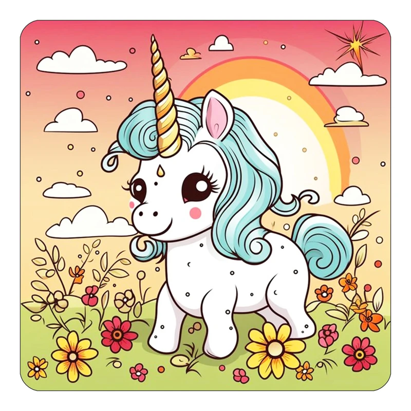 مگنت کاکتی طرح اسب تک شاخ و یونیکورن مدل mp29638