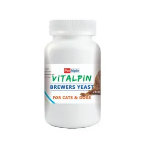 قرص مکمل گربه و سگ پتالپین مدل brewers_yeast بسته 120 عددی