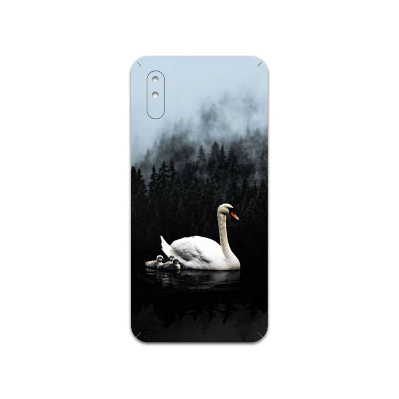 برچسب پوششی ماهوت مدل Swan-Lake مناسب برای گوشی موبایل شیائومی Redmi 9i Sport