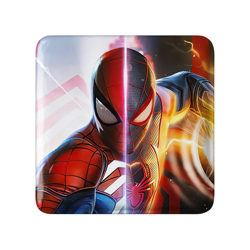 پیکسل خندالو طرح  مایلز مورالز و پیترپارکر مردعنکبوتی مدل مربعی کد 30838