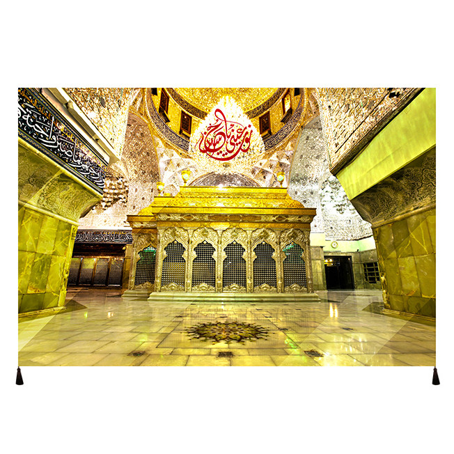 پرچم مدل بیرق فاخر محرم امام حسین (ع) کد 2254136