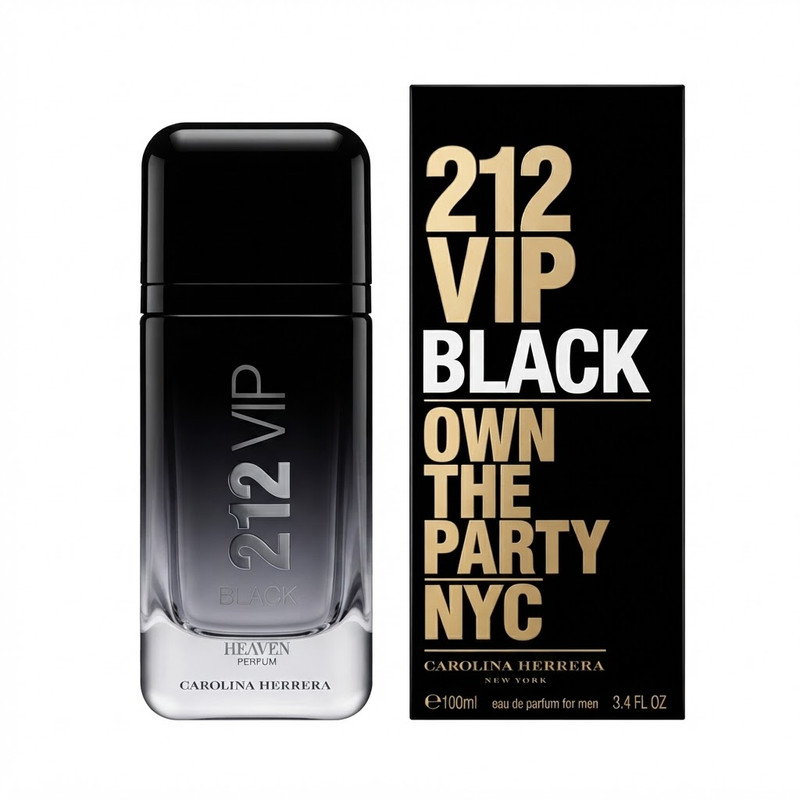 ادو پرفیوم مردانه هیون پرفیوم مدل 212 VIP-BLACK حجم 100 میلی‌لیتر با رایحه چوبی و تلخ،ماندگاری زیاد و پخش بوی قوی