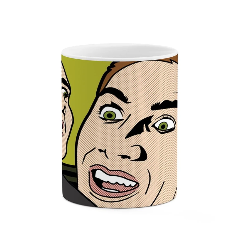 ماگ کاکتی طرح نیکولاس کیج Nicolas Cage مدل mgh27026