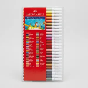 ماژیک رنگ آمیزی فابر کاستل مدل fibre tip بسته 50 عددی