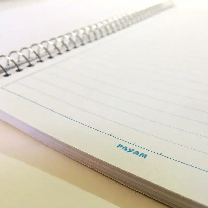 دفتر مشق 50 برگ پیام طرح رز کد 5071