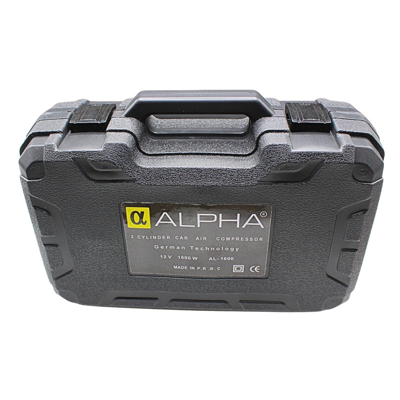 کمپرسور هوا فندکی 1600 وات آلفا مدل AL1600 مجموعه 10عددی