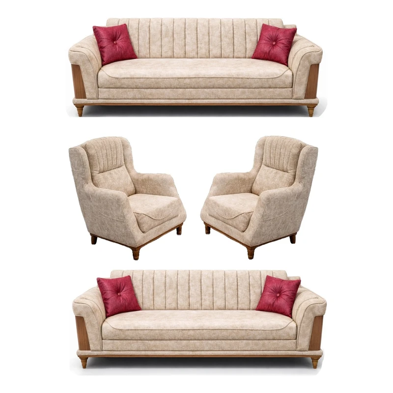 مبل راحتی 4 تکه 8 نفره لیان مبل مدل پرفکتو