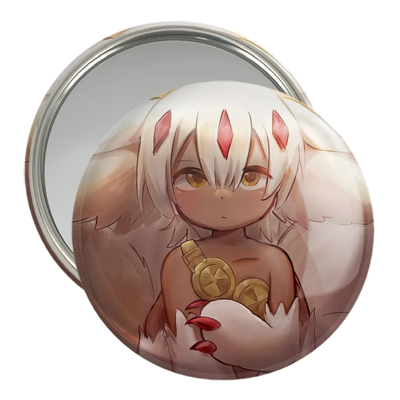 آینه جیبی خندالو مدل فاپوتا انیمه ساخته شده در پرتگاه کد 24358