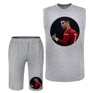 ست تاپ و شلوارک مردانه مدل رونالدو A429