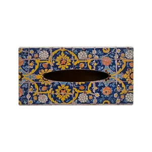 جعبه دستمال کاغذی مدل دکوپاژ 