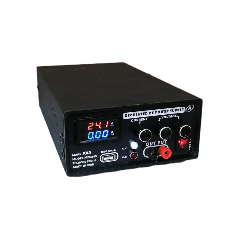 منبع تغذیه الکتریکی 34 ولت 5 آمپر مدل MPS-345