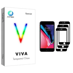 Junbo Viva Glass Screen Protector For Apple iPhone 8 Plus Pack Of 3