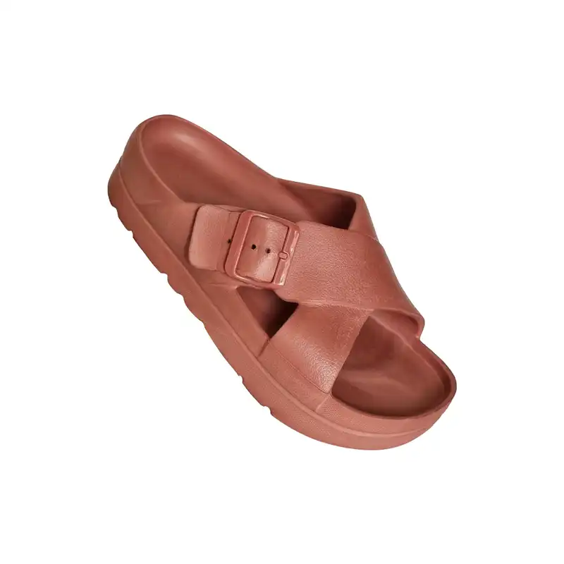 دمپایی زنانه پایون مدل شالی طرح تک سگک ضربدری کد 77-S