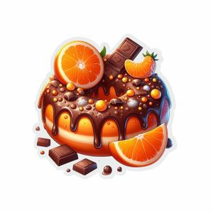 مگنت مدل یخچالی طرح دونات پرتغالی 