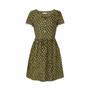 پیراهن یقه گرد زنانه مدل میکا کد 005