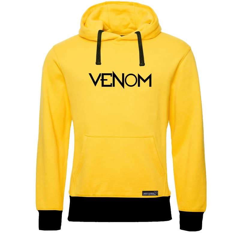 هودی مردانه 27 مدل VENOM کد W23 رنگ زرد