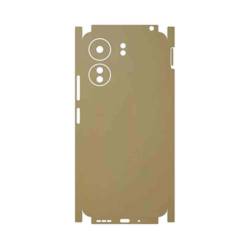 برچسب پوششی ماهوت مدل Matte-Gold-FullSkin مناسب برای گوشی موبایل شیائومی Redmi 13C