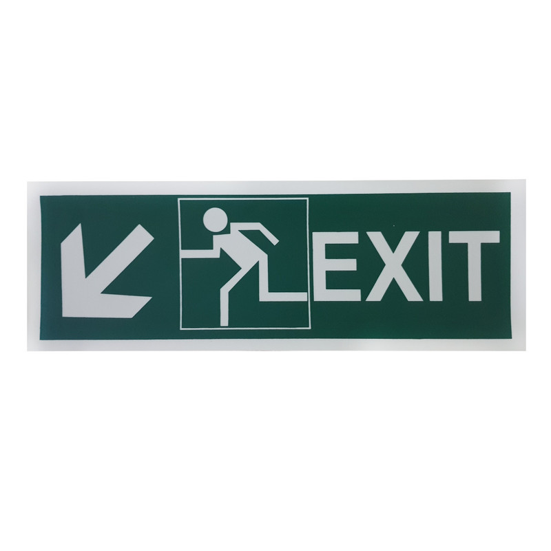 تابلو هشدار مدل خروج اضطراری پایین چپ تابلو هشدار مدل خروج اضطراری پایین چپ