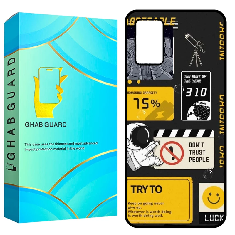 کاور قاب گارد طرح فضانورد مدل GCHPA03S مناسب برای گوشی موبایل سامسونگ Galaxy A02s / M02s / A03s / F02s