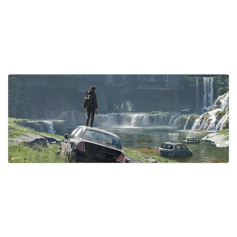 ماوس پد هومرو مدل HX150 طرح The Last of Us سایز 40x100 سانتی‌متر