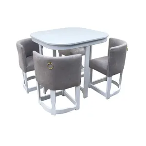 میز و صندلی ناهارخوری 4 نفره گالری چوب آشنایی مدل Whh-872-P