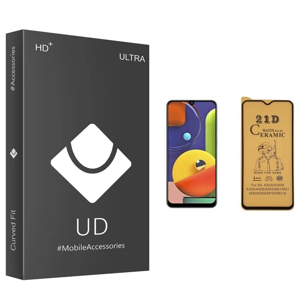 محافظ صفحه نمایش سرامیکی یو دی مدل ULTRA مناسب برای گوشی موبایل سامسونگ Galaxy A50s