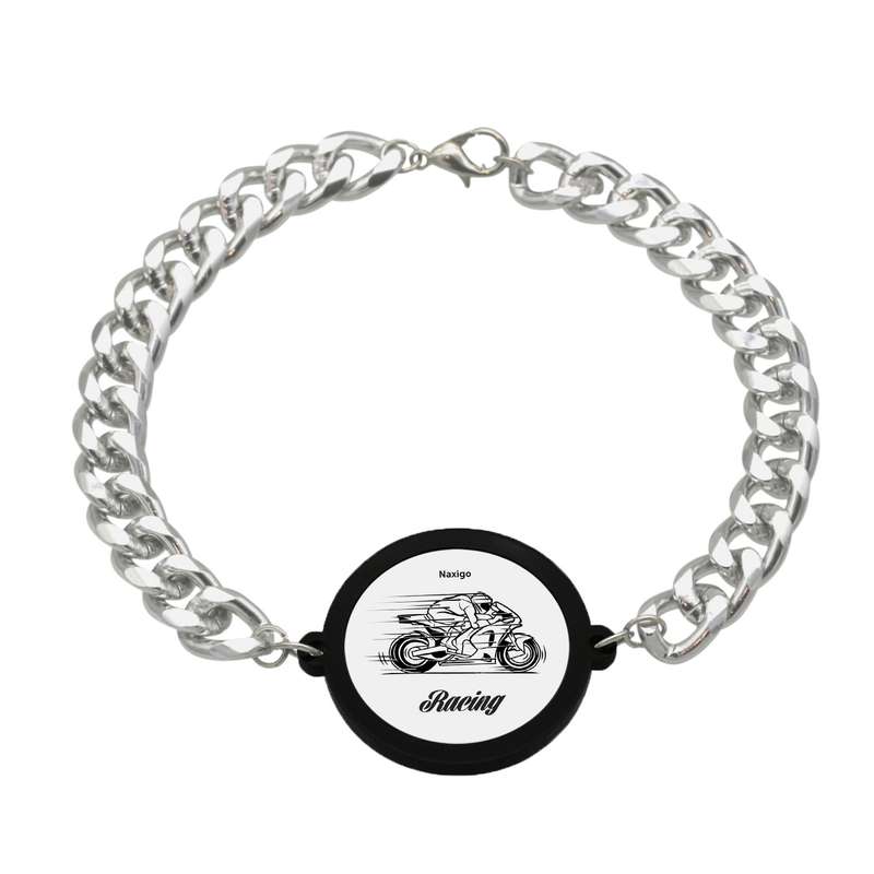 دستبند ناکسیگو مدل موتورسواری کد BZ7774 دستبند ناکسیگو مدل موتورسواری کد BZ7774