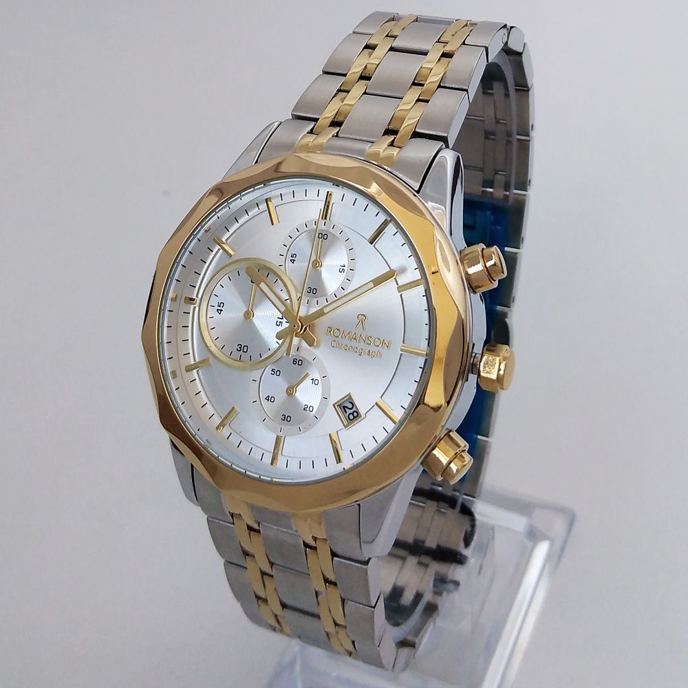 ساعت مچی عقربه‌ای مردانه رومانسون مدل ضدآب بندفلزی کد 290 -  - 2