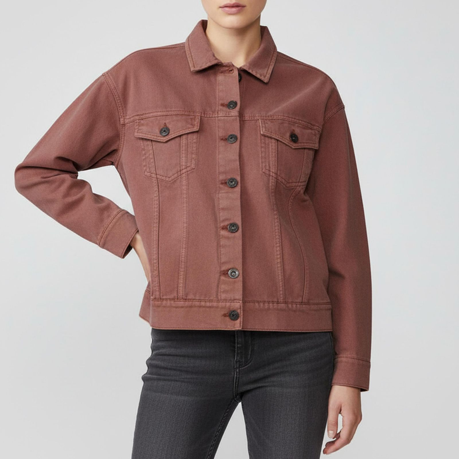 کت زنانه اسمارا مدل جین کد 654 - - 1