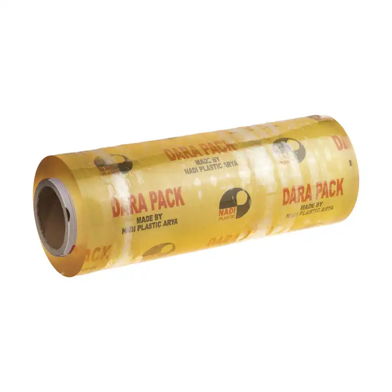 سلفون بسته بندی داراپک مدل 10 میکرون رول 1000 متر بسته 2 عددی