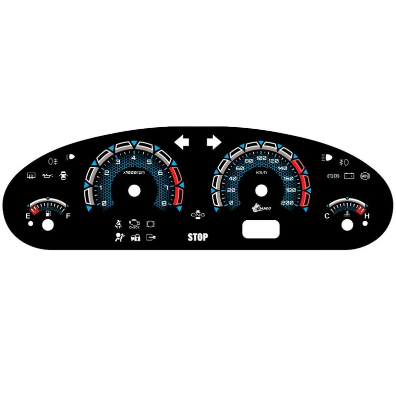 صفحه کیلومتر خودرو گاندو مدل زنبوری مناسب برای پژو 405 کد 10